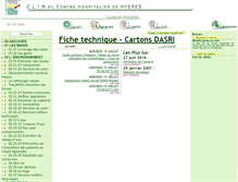 Tablet Screenshot of clin.ch-hyeres.fr